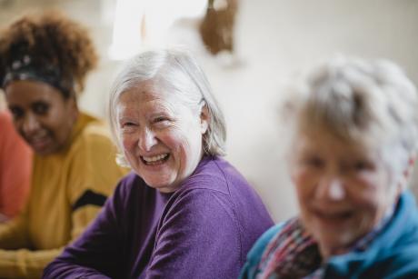 group of older women