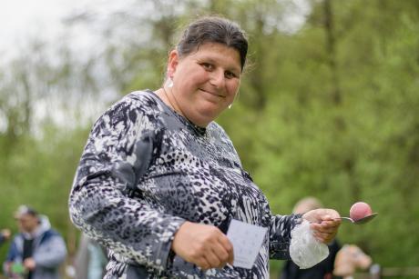 Adult woman with autism