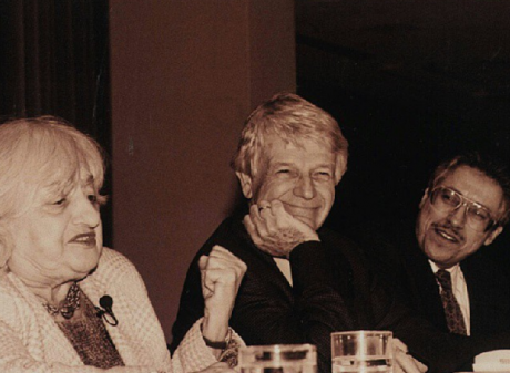 Betty Friedan, Robert Butler and Fernando Torres-Gil at the 1995 ASA conference.