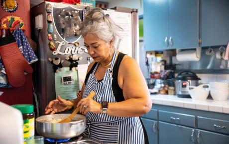 Woman cooking 