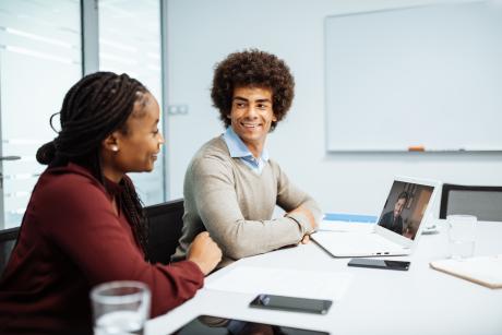 Workers enjoy collaboration