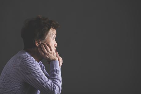 Illo for older Asian depression