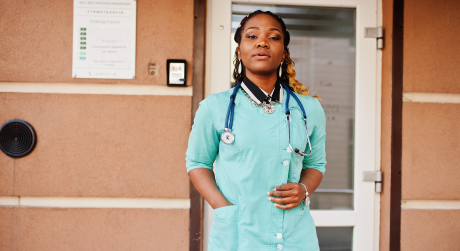 Young immigrant nurse