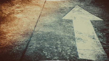 Photo illustration of moving forward