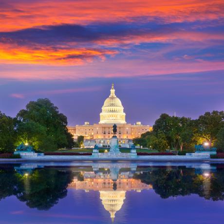 The Hill, DC, sunset