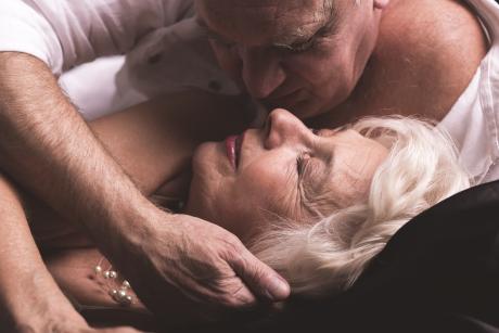 Elders making love