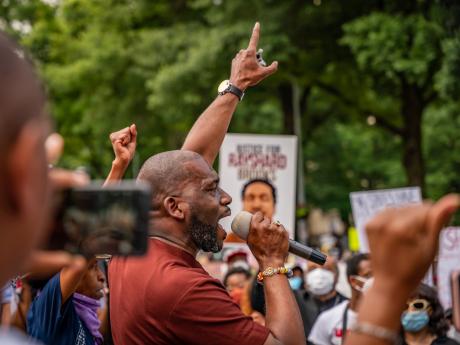 Rally in Georgia, 2020 voting rights