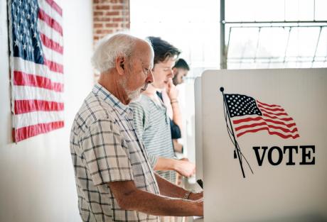 Older white male voting