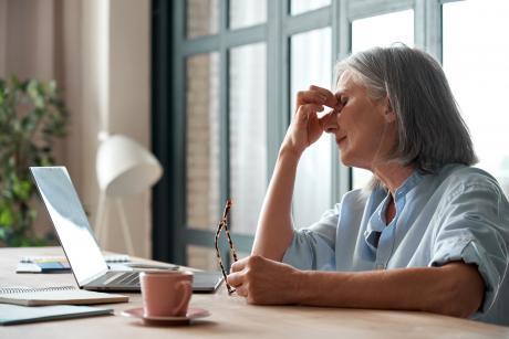 Photo illustrating menopause at work